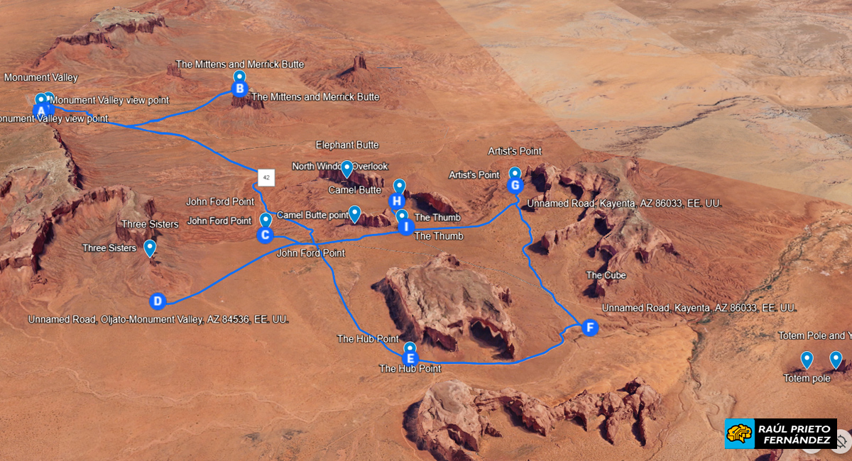 Qué visitar en Monument Valley